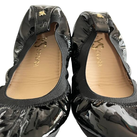 Yosi Samara Foldable Ballet Flat Black Patent Leather 5 - Picture 11 of 11